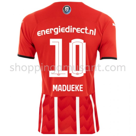 Maillot de Foot PSV Eindhoven Noni Madueke 10 Domicile 2021-2022 Manche Courte