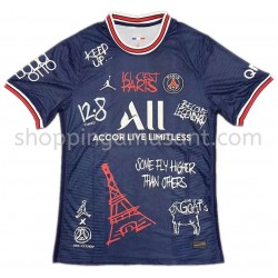 Maillot de Foot Paris Saint-Germain Graffiti Domicile 2021-2022 Manche Courte