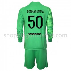 Maillot de Foot Paris Saint-Germain Gardien Gianluigi Donnarumma 50 Enfant Neutre 2021-2022 Manche Longue