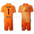 Maillot de Foot Paris Saint-Germain Gardien Keylor Navas 1 Enfant Domicile 2021-2022 Manche Courte