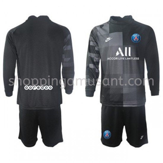 Maillot de Foot Paris Saint-Germain Gardien Enfant Extérieur 2021-2022 Manche Longue