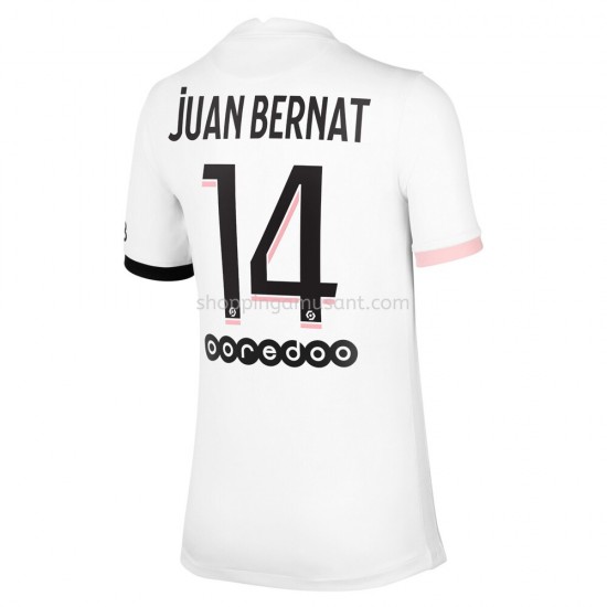 Maillot de Foot Paris Saint-Germain Juan Bernat 14 Extérieur 2021-2022 Manche Courte