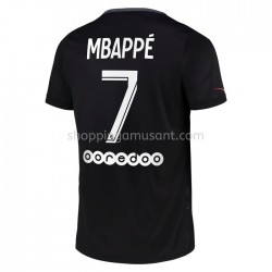 Maillot de Foot Paris Saint-Germain Kylian Mbappé 7 Neutre 2021-2022 Manche Courte