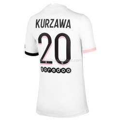 Maillot de Foot Paris Saint-Germain Layvin Kurzawa 20 Extérieur 2021-2022 Manche Courte