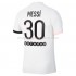 Maillot de Foot Paris Saint-Germain Lionel Messi 30 Extérieur 2021-2022 Manche Courte