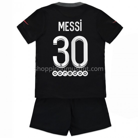 Maillot de Foot Paris Saint-Germain Lionel Messi 30 Enfant Neutre 2021-2022 Manche Courte