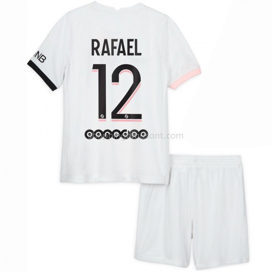 Maillot de Foot Paris Saint-Germain Rafinha 12 Enfant Extérieur 2021-2022 Manche Courte