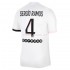 Maillot de Foot Paris Saint-Germain Sergio Ramos 4 Extérieur 2021-2022 Manche Courte