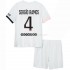 Maillot de Foot Paris Saint-Germain Sergio Ramos 4 Enfant Extérieur 2021-2022 Manche Courte