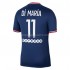 Maillot de Foot Paris Saint-Germain PSG Angel Di Maria 11 Domicile 2021-2022 Manche Courte