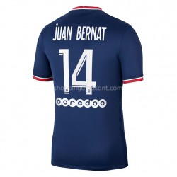 Maillot de Foot Paris Saint-Germain PSG Juan Bernat 14 Domicile 2021-2022 Manche Courte