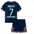 Maillot de Foot Paris Saint-Germain PSG Kylian Mbappé 7 Enfant Domicile 2021-2022 Manche Courte