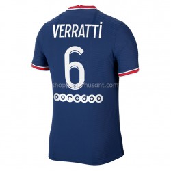 Maillot de Foot Paris Saint-Germain PSG Marco Verratti 6 Domicile 2021-2022 Manche Courte