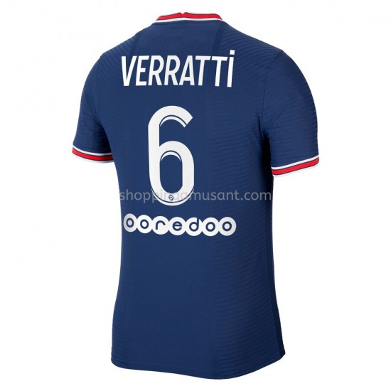 Maillot de Foot Paris Saint-Germain PSG Marco Verratti 6 Domicile 2021-2022 Manche Courte