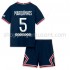 Maillot de Foot Paris Saint-Germain PSG Marquinhos 5 Enfant Domicile 2021-2022 Manche Courte