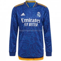 Maillot de Foot Real Madrid Extérieur 2021-2022 Manche Longue
