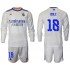 Maillot de Foot Real Madrid Bale 18 Enfant Domicile 2021-2022 Manche Longue