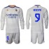 Maillot de Foot Real Madrid Benzema 9 Enfant Domicile 2021-2022 Manche Longue
