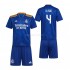 Maillot de Foot Real Madrid David Alaba 4 Enfant Extérieur 2021-2022 Manche Courte