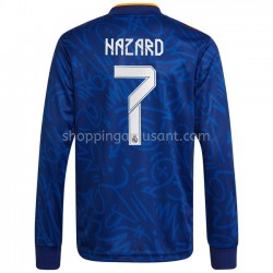 Maillot de Foot Real Madrid Eden Hazard 7 Extérieur 2021-2022 Manche Longue