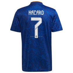 Maillot de Foot Real Madrid Eden Hazard 7 Extérieur 2021-2022 Manche Courte