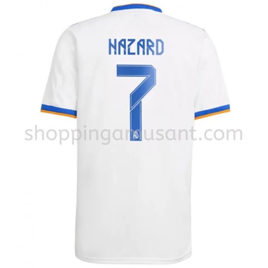 Maillot de Foot Real Madrid Eden Hazard 7 Domicile 2021-2022 Manche Courte