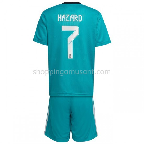 Maillot de Foot Real Madrid Eden Hazard 7 Enfant Neutre 2021-2022 Manche Courte