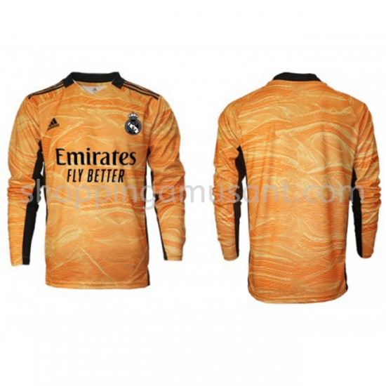 Maillot de Foot Real Madrid Gardien Extérieur 2021-2022 Manche Longue