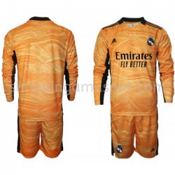 Maillot de Foot Real Madrid Gardien Enfant Extérieur 2021-2022 Manche Longue