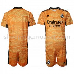 Maillot de Foot Real Madrid Gardien Enfant Extérieur 2021-2022 Manche Courte