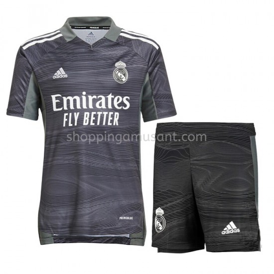 Maillot de Foot Real Madrid Gardien Enfant Domicile 2021-2022 Manche Courte