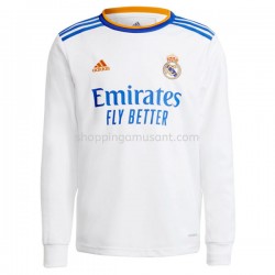 Maillot de Foot Real Madrid Domicile 2021-2022 Manche Longue