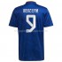 Maillot de Foot Real Madrid Karim Benzema 9 Extérieur 2021-2022 Manche Courte