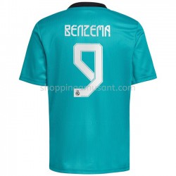 Maillot de Foot Real Madrid Karim Benzema 9 Neutre 2021-2022 Manche Courte