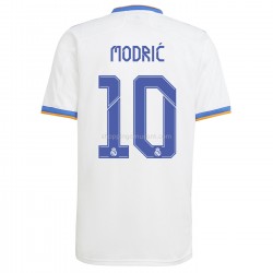 Maillot de Foot Real Madrid Luka Modrić 10 Domicile 2021-2022 Manche Courte