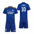 Maillot de Foot Real Madrid Luka Modrić 10 Enfant Extérieur 2021-2022 Manche Courte