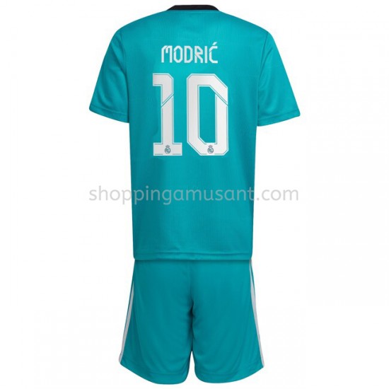 Maillot de Foot Real Madrid Luka Modrić 10 Enfant Neutre 2021-2022 Manche Courte