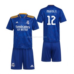 Maillot de Foot Real Madrid Marcelo 12 Enfant Extérieur 2021-2022 Manche Courte