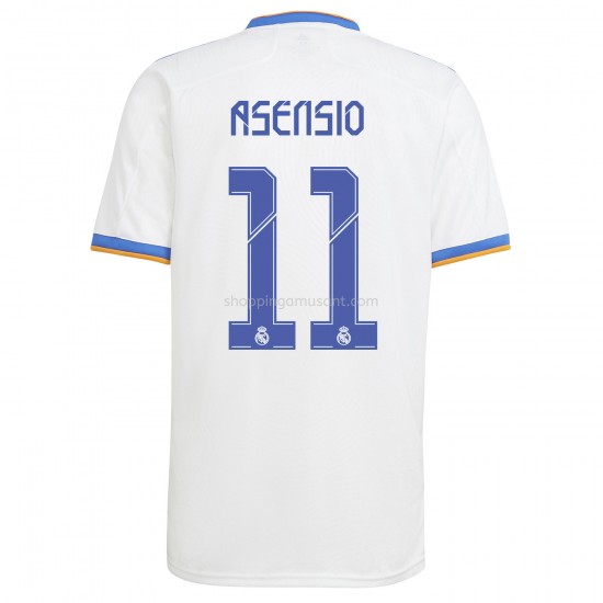 Maillot de Foot Real Madrid Marco Asensio 11 Domicile 2021-2022 Manche Courte