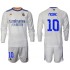 Maillot de Foot Real Madrid Modric 10 Enfant Domicile 2021-2022 Manche Longue
