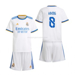 Maillot de Foot Real Madrid Toni Kroos 8 Enfant Domicile 2021-2022 Manche Courte
