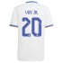 Maillot de Foot Real Madrid Vinicius Junior 20 Domicile 2021-2022 Manche Courte