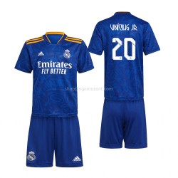 Maillot de Foot Real Madrid Vinicius Junior 20 Enfant Extérieur 2021-2022 Manche Courte