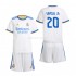Maillot de Foot Real Madrid Vinicius Junior 20 Enfant Domicile 2021-2022 Manche Courte