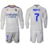 Maillot de Foot Real Madrid Domicile Mbappe 7 2021-2022 Manche Longue