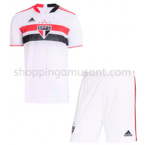 Maillot de Foot São Paulo Enfant Domicile 2021-2022 Manche Courte