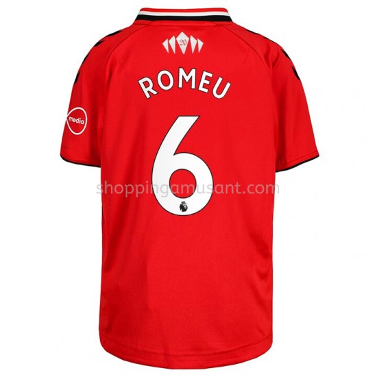 Maillot de Foot Southampton Oriol Romeu 6 Domicile 2021-2022 Manche Courte