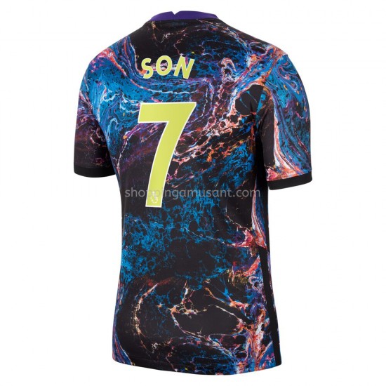 Maillot de Foot Tottenham Hotspur Son Heung-min 7 Extérieur 2021-2022 Manche Courte