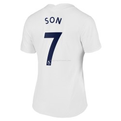 Maillot de Foot Tottenham Hotspur Son Heung-min 7 Féminine Domicile 2021-2022 Manche Courte