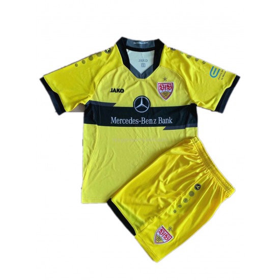 Maillot de Foot VfB Stuttgart Gardien Enfant Extérieur 2021-2022 Manche Courte